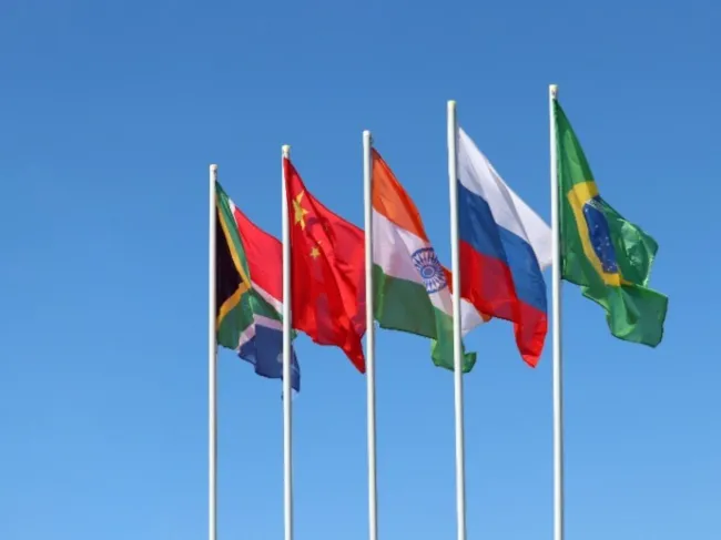 flags of BRICS nations